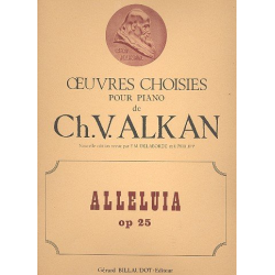 Alleluia op.25 : pour piano -Charles Henri Valentin Alkan