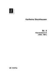 Klavierstück 9 - Karlheinz Stockhausen
