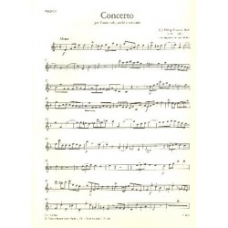 Concerto d-Moll : - Carl Philipp Emanuel Bach