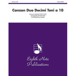 Canzon Duo Decimi Toni a 10 - Giovanni Gabrieli / Arr. David Marlatt