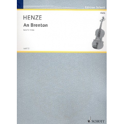 An Brenton : für Viola - Hans Werner Henze