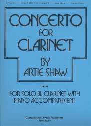Concerto for Clarinet (solo bb clarinet and piano accompaniment) - Artie Shaw