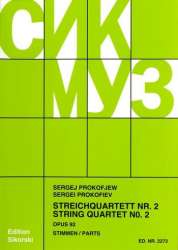 Streichquartett Nr.2 op.92 - Sergei Prokofieff