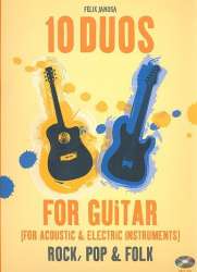 10 Duos (+CD) : für 2 Gitarren/Tabulatur - Felix Janosa