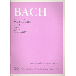 Zwei- und dreistimmige Inventionen : - Johann Sebastian Bach