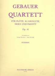 Quartett op.41 : für Flöte, Klarinette, - Francois Rene Gebauer