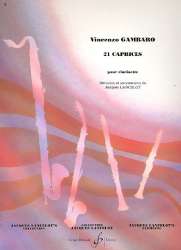 21 Caprices : pour clarinette - Vincenzo Gambaro