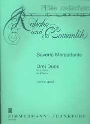 3 Duos : für 2 Flöten - Guiseppe Saverio Mercadante