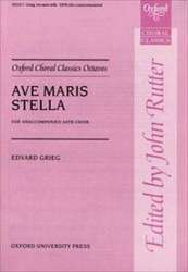 AVE MARIS STELLA : FUER GEM CHOR - Edvard Grieg