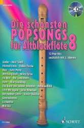 Die schönsten Popsongs Band 8 (+CD) : - Uwe Bye