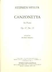 Canzonetta op.47,19 : - Stephen Heller