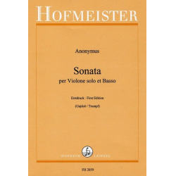 Sonata : per violone et basso - Anonymus