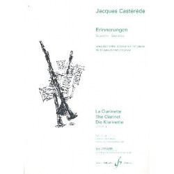 Erinnerungen : für Bassklarinette -Jacques Castérède