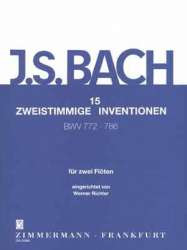 15 zweistimmige Inventionen - Johann Sebastian Bach / Arr. Werner Richter