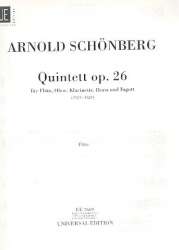 Quintett op.26 : für Flöte, Oboe, - Arnold Schönberg