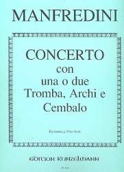 Concerto con 1-2 trombe, archi - Francesco Onofrio Manfredini
