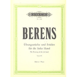 Die Pflege der linken Hand op.89 : - Johann Hermann Berens