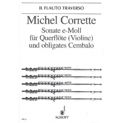 Sonate e-Moll op.25,4 : für Flöte - Michel Corrette