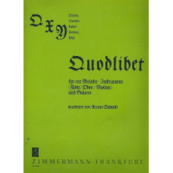 Quodlibet Q X Y : für Flöte und Gitarre - Armin Schmidt