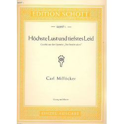 HOECHSTE LUST UND TIEFSTES LEID - Carl Millöcker
