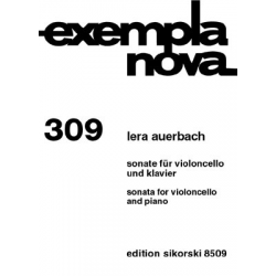 Sonate : für Violoncello und Klavier - Lera Auerbach