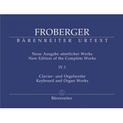 Sämtliche Klavier- und Orgelwerke Band 4,1 : - Johann Jacob Froberger