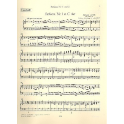 Sinfonia Nr.1 und 2 RV719 und RV146 : - Antonio Vivaldi