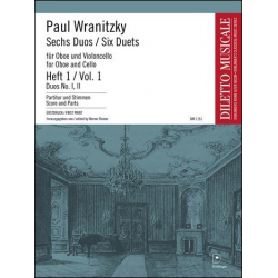 6 Duos Band 1 (Nr.1-2) : für Oboe - Paul Wranitzky