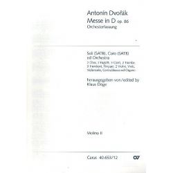 Messe D-Dur op.86 - Violine II -Antonin Dvorak
