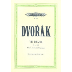 Te Deum op.103 : für Soli (SB), - Antonin Dvorak