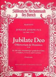 Jubilate deo : Offertorium de - Johann Joseph Fux