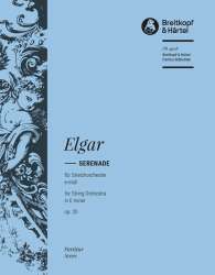 Serenade e-Moll op.20 - Study Score -Edward Elgar