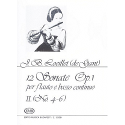 12 Sonaten op.1 Band 2 (Nr.4-6) : - Jean Baptiste Loeillet de Gant