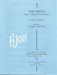 Barcarolle für zwei Klarinetten und Klavier - Jacques Offenbach / Arr. Forrest L. Buchtel