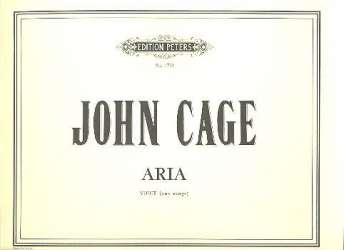 Aria : for voice any range - John Cage
