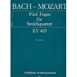 5 Fugen KV405 : - Johann Sebastian Bach