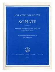 Sonate : für Violine, Harfe, - Johann Melchior Molter