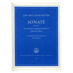 Sonate : für Violine, Harfe, - Johann Melchior Molter