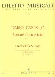Undecima sonata : für 2 Violinen - Dario Castello