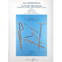 50 études mélodiques pour la flûte - Jules Demersseman