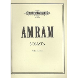 Sonata : for violin and piano - David Amram