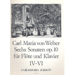 6 Sonaten op.10 Band 2 (Nr.4-6) : - Carl Maria von Weber