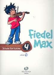 Fiedel-Max für Violine - Schule, Band 4 - Noten inklusive Audio-Download -Andrea Holzer-Rhomberg