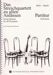 Das Streichquartett zu allen Anlässen Band 1 - Partitur -Alfred Pfortner