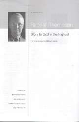 Glory to God in the Highest : for mixed chorus - Randall Thompson