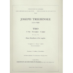 Trio C-Dur : für 2 Oboen und - Joseph Triebensee