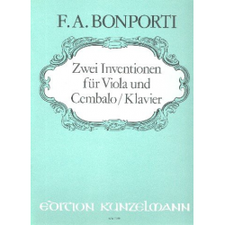 2 Inventionen : - Francesco Antonio Bonporti