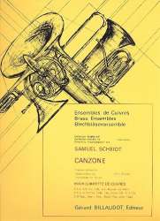 Canzone : für 2 Trompeten, Horn, Posaune - Samuel Scheidt