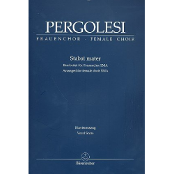 Stabat mater : für Soli, Frauenchor -Giovanni Battista Pergolesi