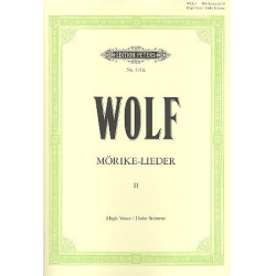 Mörike-Lieder Band 2 : für - Hugo Wolf